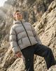 Apostrophe Comma Square Puffer Hooded Jacket_Gray
