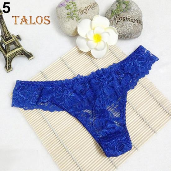 Talos Sexy Women's Lace Panties Soft Briefs Knickers Lingerie Underwear Thongs G-String