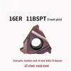 Haojiang AG60 CNC Threading Inserts Tool Holder for Internal/External Threads In Stainless Steel