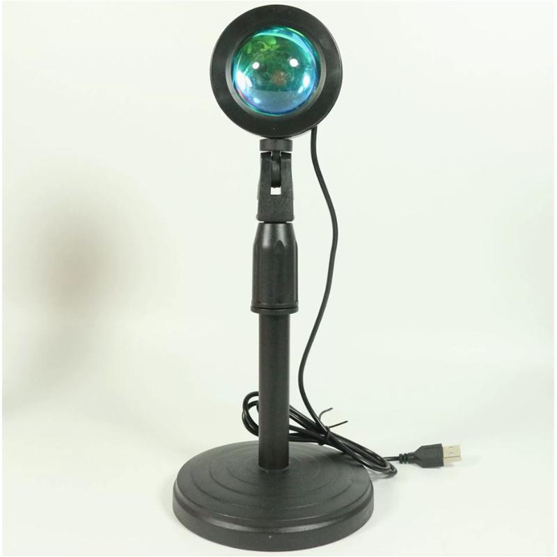 LED USB Sonnenuntergang Projektorlampe Heimdekoration Tragbares Nachtlicht Stimmungs-Neonlicht