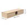Large Capacity Wood Pencil Case Boxes Durable Kids Storage Daily Pen Supply Students Desk ganizers Pencil Wooden Mold School