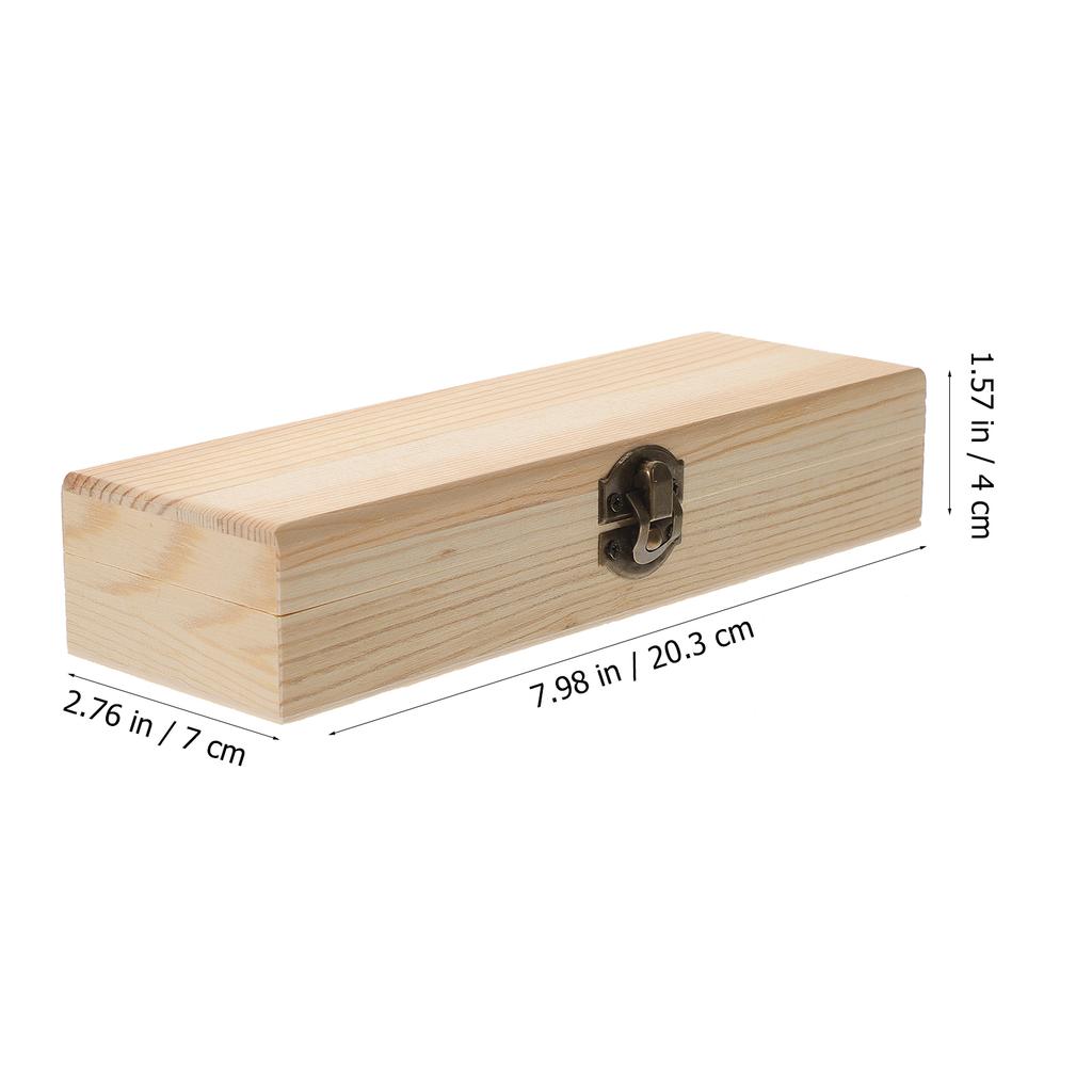 Large Capacity Wood Pencil Case Boxes Durable Kids Storage Daily Pen Supply Students Desk ganizers Pencil Wooden Mold School
