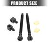 Threaded Chainsaw Chain Adjuster Screws and Tensioner Plates, Chain Tensioner Replacement Parts for Maintenance and Repair Hardware