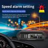 ELING Multi-function Display GPS Speedometer with Fatigue Driving Reminder Overspeed Alarm Time Altitude Solar Charging Boat RV