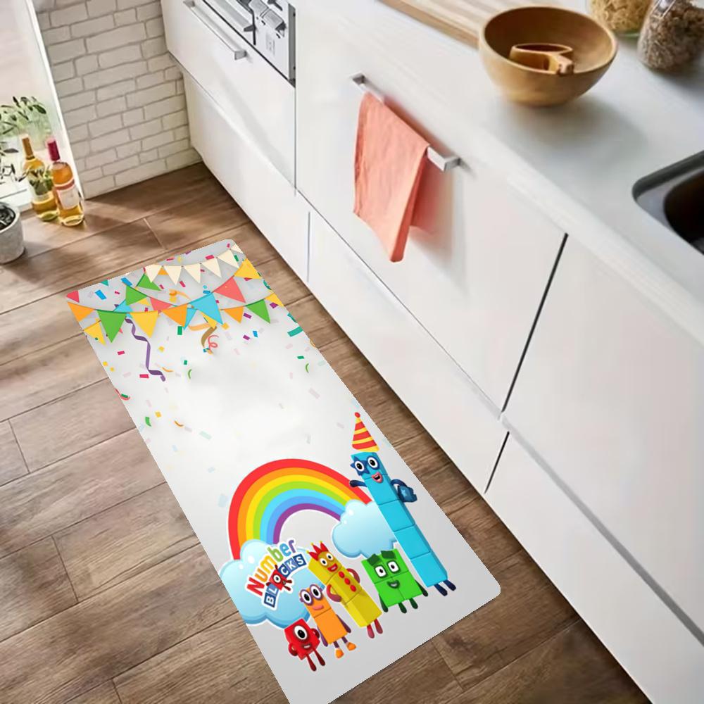 Numberblocks Nonslip Kitchen Mat Floor Carpet Rug For Indoors Outdoors Home Decor Room Supplies Spring Decor