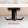 1 Pcs 360 Degrees Rotated Kitchen Hooks Self Adhesive 6 Hooks Home Wall Door Hook Handbag Clothes Ties Bag Hanger Hanging Rack WBL