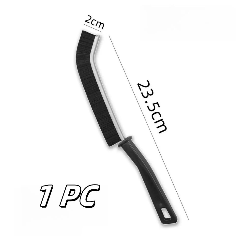 

1 шт. Многофункциональный набор щеток для чистки щелей, Инструмент для чистки ванной комнаты, Очиститель швов, Жесткая щетина, Приспособление для щелей 24cmX2cm