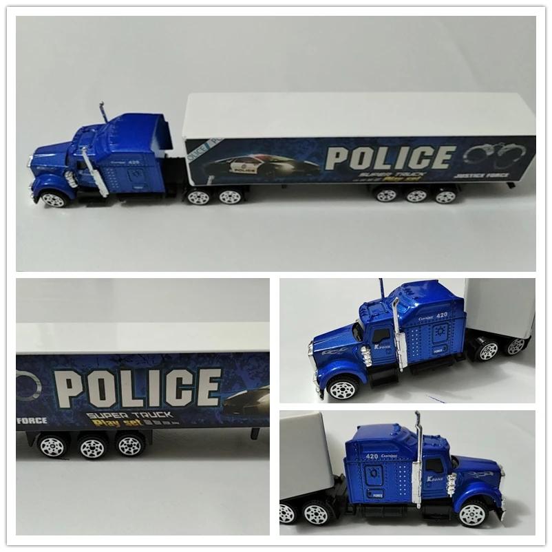 1 Stück Container Öltankwagen Schiebende Legierung LKW Modell Diecast Auto Spielzeug Mehrfarbige Fahrzeuge Spielzeug Pädagogisches Spielzeug für Kinder Geschenk