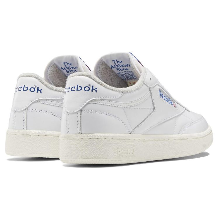 Reebok Unisex Club C 85 Vintage Lifestyle Shoes White Chalk Vector Blue GX4467