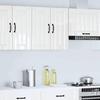 VidaXL Kitchen Wall Cabinet Lucca Glossy White Engineered Wood, Kitchen Wall Unit, Cabinet for Kitchen Wall, 853819