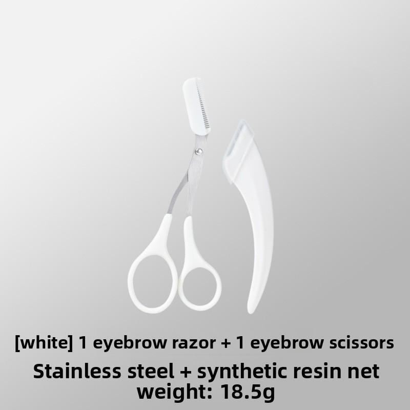 Eyebrow Trimmer, Stainless Steel Eyebrow Scissors With Comb, Eyebrow Trimming Scissors Hair Removal Beauty Tools