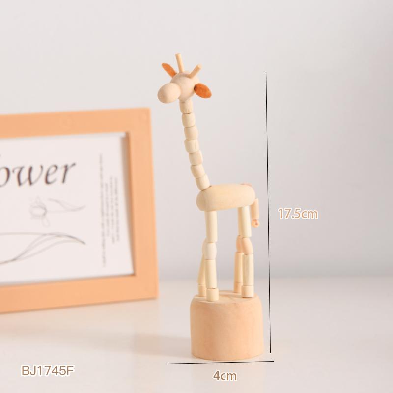 Cute Dancing Puppet Ornament Series Kawaii Animal Ornaments Bedroom Desktop Ornaments Birthday Gifts for Children