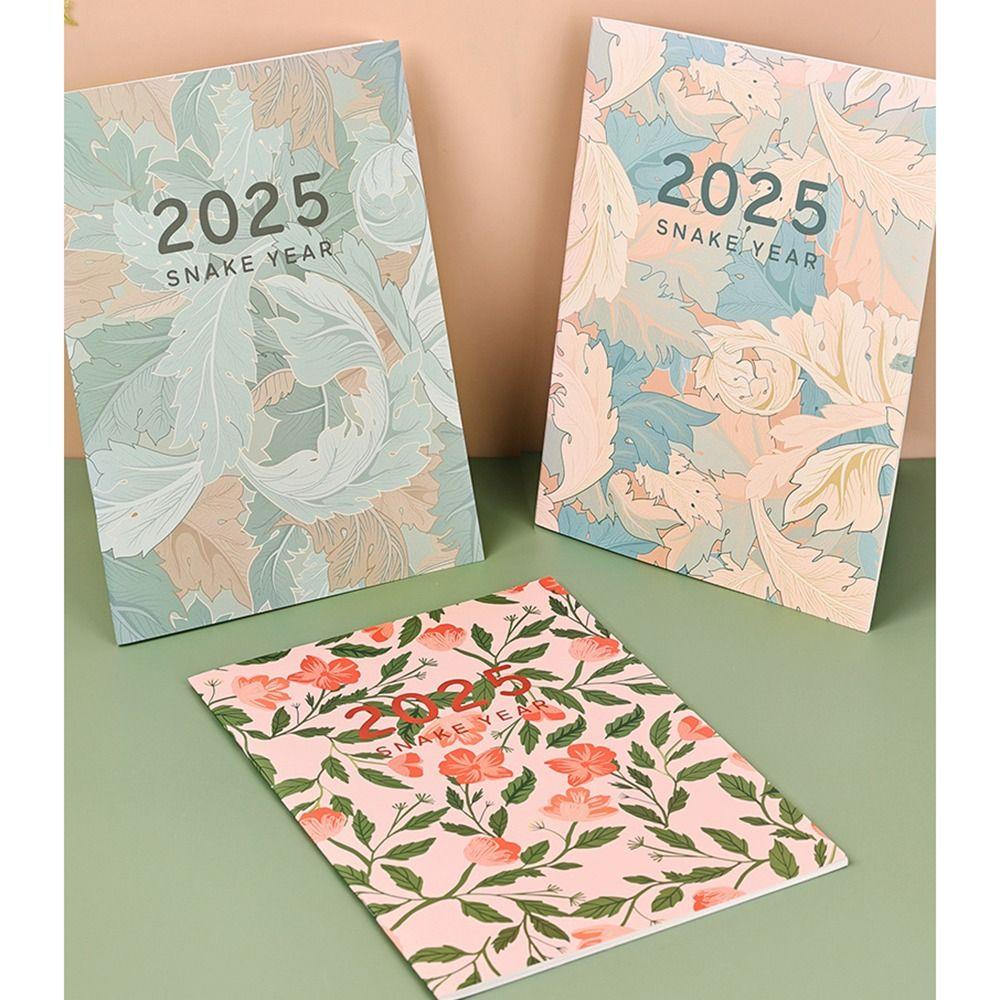 A4 A5 Planner Notebook 24 Sheets 2025 Calendar Planner High-quality Agenda Planner  Office