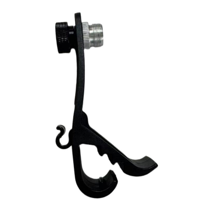 

Adjustable Drum Microphone Clip Holder Height Adjustable Mic Clip Stand Drum Rims Mount Clamp Easy to Installation