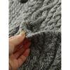 Heavyweight Continuation! Coarse Wool Cardigan! Italian Order Men's Autumn and Winter Stand-Up Collar Thickened Knitted Sweater Jacket
