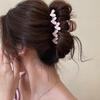 Jelly Heart Hair Claw Clips Girls Trendy Acrylic Hairpins Barrettes Washing Face Headdress Accessories