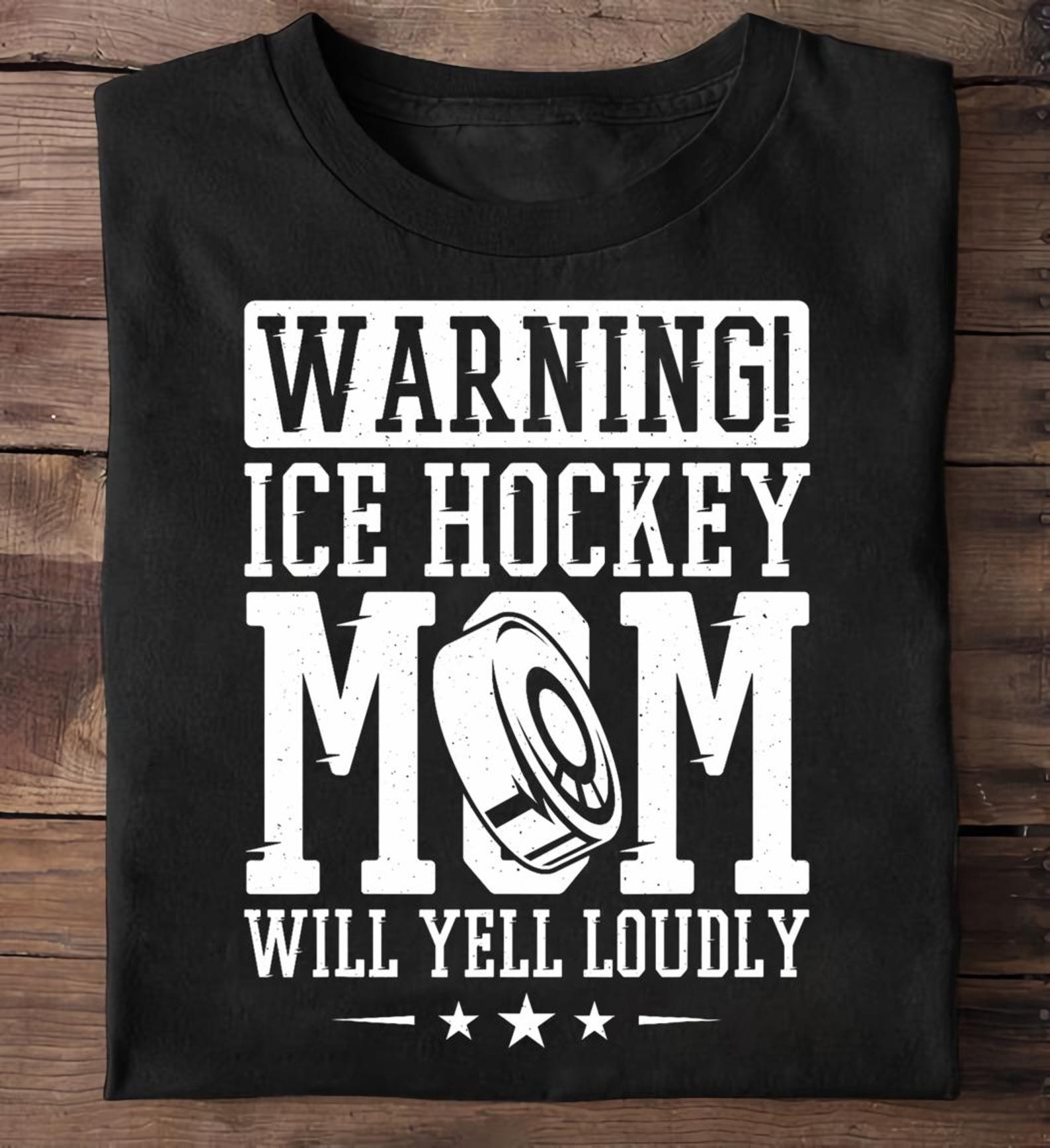 Warning Ice Hockey Mom Will Yell Loudly Ice Hockey Fan Ice Hockey - Ice Hockey Shirt, Ice Hockey Player, Hockey Lover, Player Gift Hockey XXXL