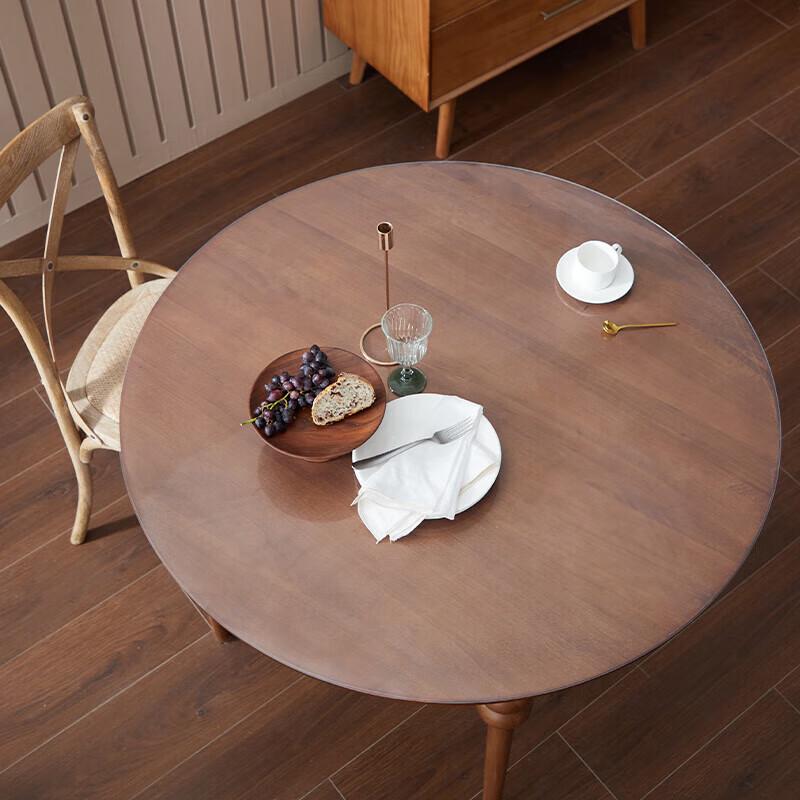 Muke Round PVC Waterproof Table Protector