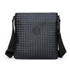 New woven men's bag business casual shoulder messenger bag small messenger men's bag simple, fashionable and lightweight