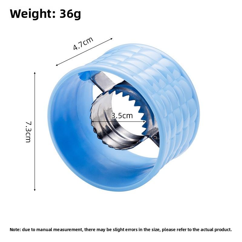 Stainless Steel Corn Peeler Manual Rotary Corn Sheller with Plastic Handle for Kitchen