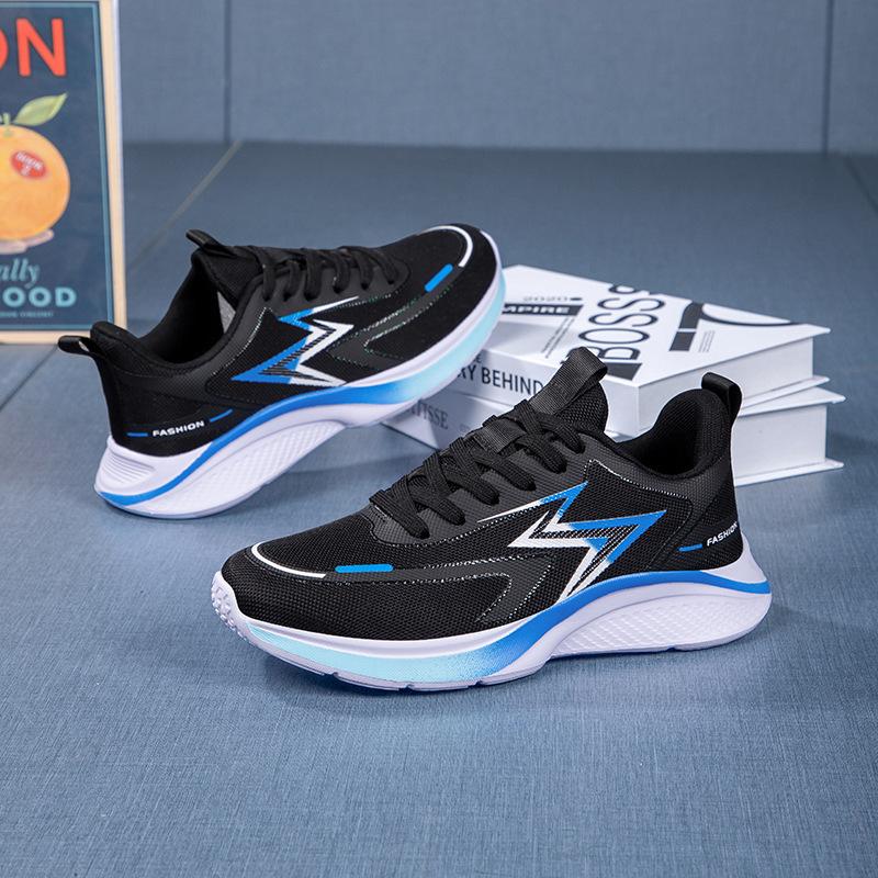 Large Size Spring Casual Sports Shoes, New Height-increasing Men's and Women's Soft-soled Mesh Running Shoes