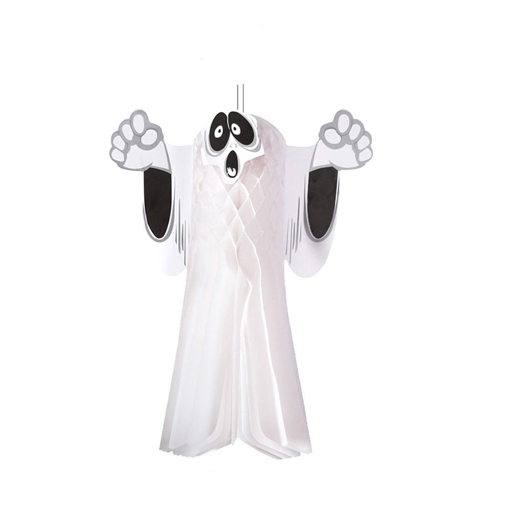 DIY Door Pendant Papery Hanging Halloween Ghost Halloween Hanging Ornament  Home Decoration
