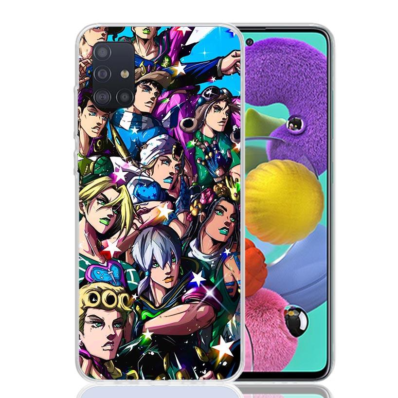 JoJo's Bizarre Adventure Hot Anime Phone Case For Samsung Galaxy A52 A32 A22 A12 A02S A50S A30S A51 A31 AA71 Note 20 Ultra 10 S1