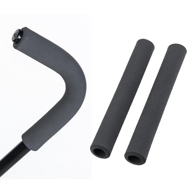 2Pcs/Set Stroller HandleBar Foam Cover Umbrella Pram Replacement Sponge Grip Armrest Protector Accessories Black Non-Slip