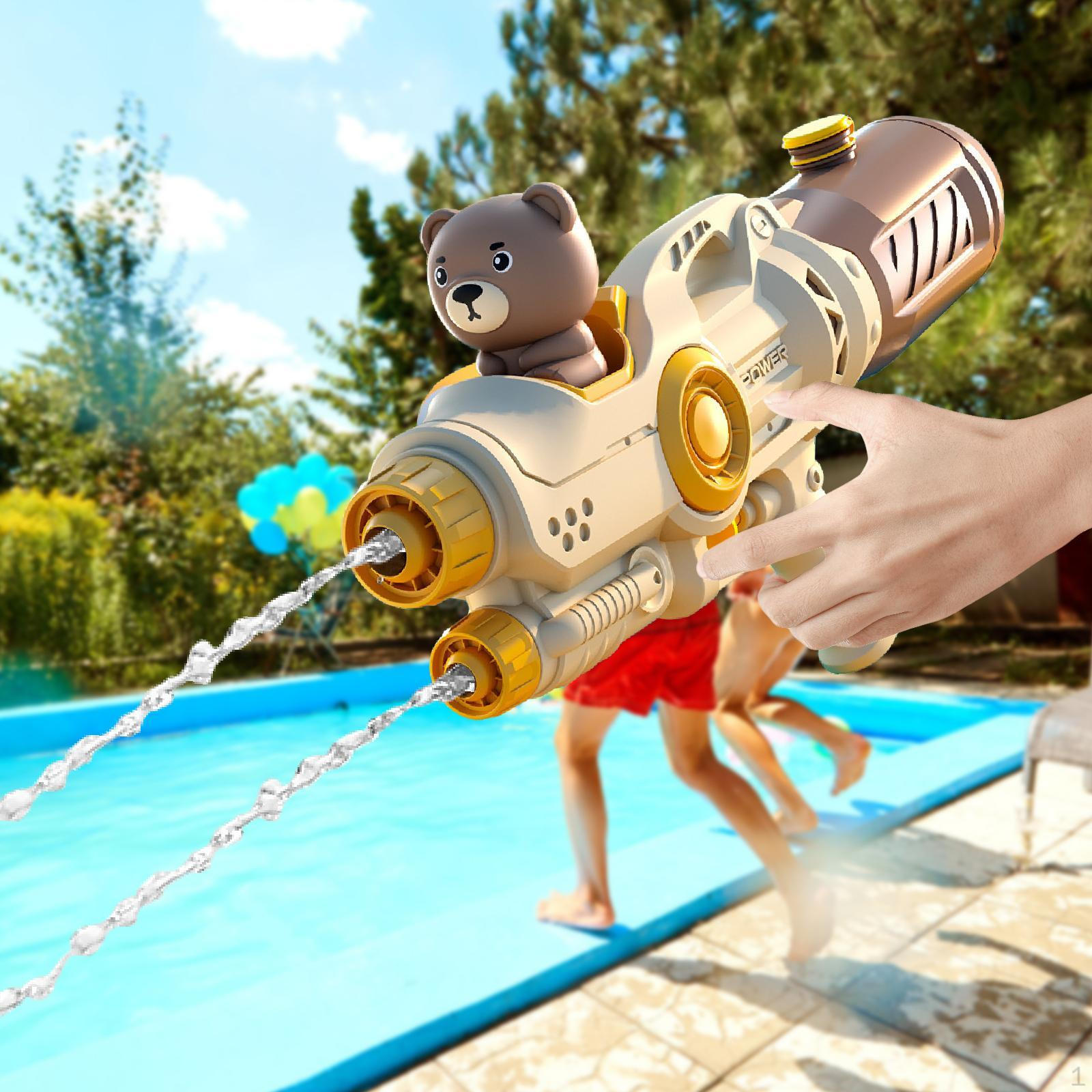 

Игрушка с резервуаром для воды 500 мл для развлечений на открытом воздухе с дальностью 5-8 м и насадкой Bear