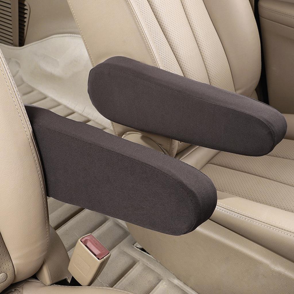 Universal Fit Automotive Elasticity Cloth Fabric Armrest Covers for Car Trucks SUV Universal Armrest Protector