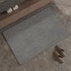 Rubber Non-Slip Quick Dry Absorbent Thin Bathroom Rugs Fit Under Door Bathroom Floor Mats-Shower Rug for In Front of Bathtub, Sink