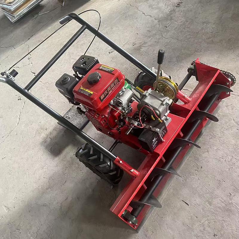 7.5 HP Gas-Powered Snow Sweeper - Dragon Type Snowfield Clearing Machine