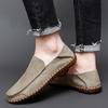 Genuine Leather Men Loafers Cow Leather Casual Shoes For Man Soft Spring Moccasins Driving Shoe Plus Size 38-48 Tenis Masculinos
