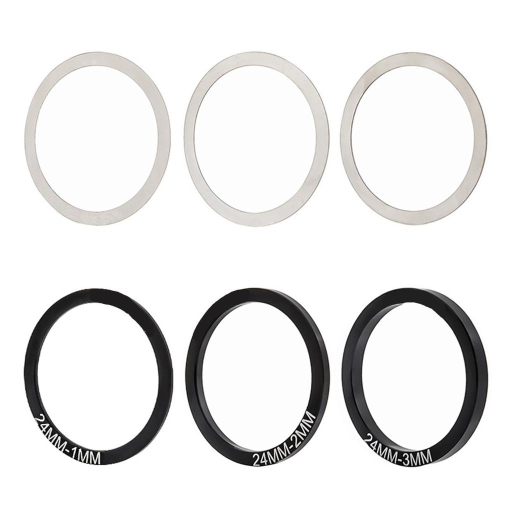 6pack Aluminum Alloys Bicycles Bottom Bracket Spacers Crankset Bottom Spacer Cycling Accessories