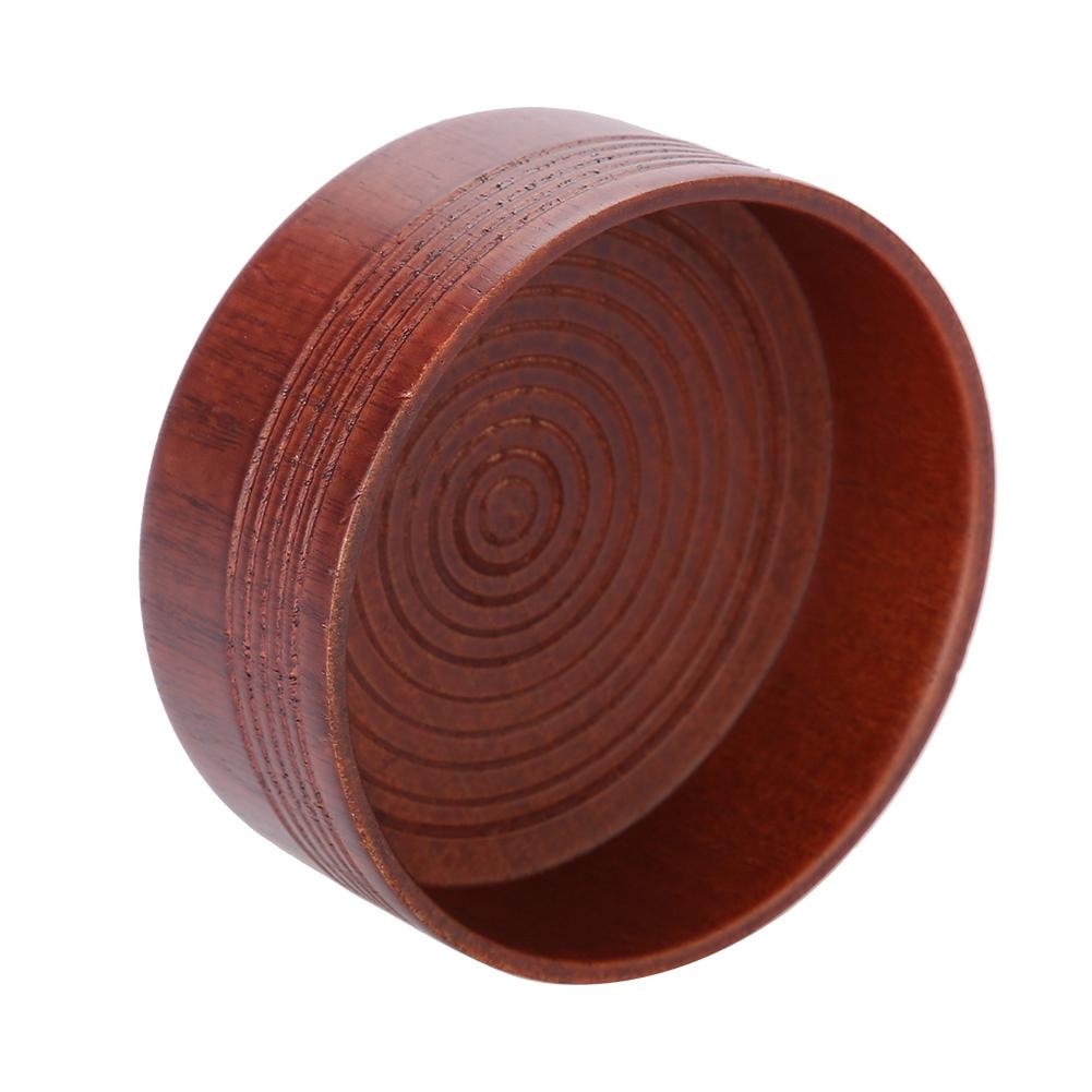 Bol à savon de rasage en bois, tasse, outil naturel pour homme, rasoir, mousse nettoyante, rond