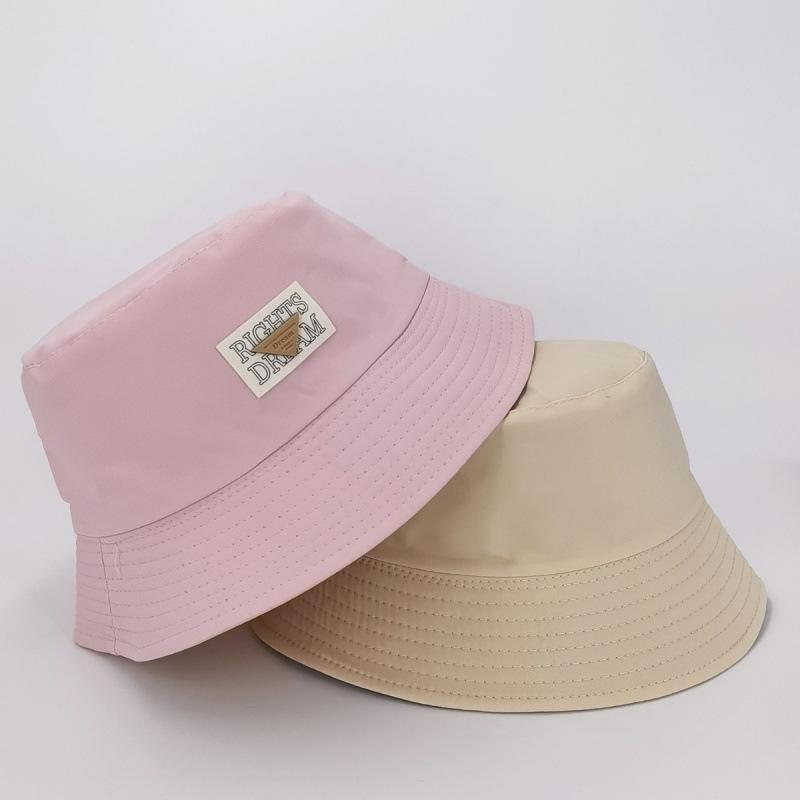 Summer New Triangular Letter Fisherman Hat Children Trendy Brand Thin Temperament Sunshade Sunscreen Bucket Basin Hat