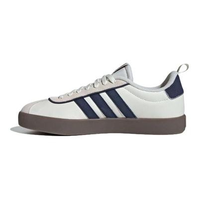 Vl Court 3.0 Bout Rond Plat Durable Respirant Tige Basse Chaussures de Skate Baskets Unisexe Blanc Gris JI4566