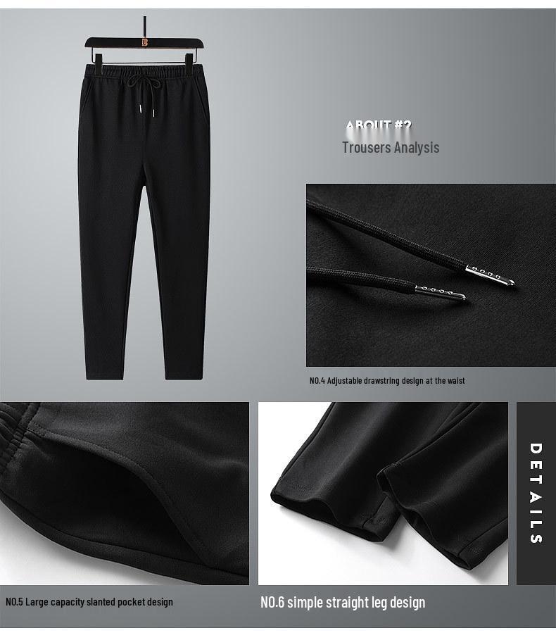 Trening sportiv de primăvară-toamnă pentru bărbați 2024: Set 3 piese pentru tată de vârstă mijlocie