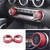 For Nissan Sentra -2024 Air Condition Knob Button Ring Cover Decor Pair
