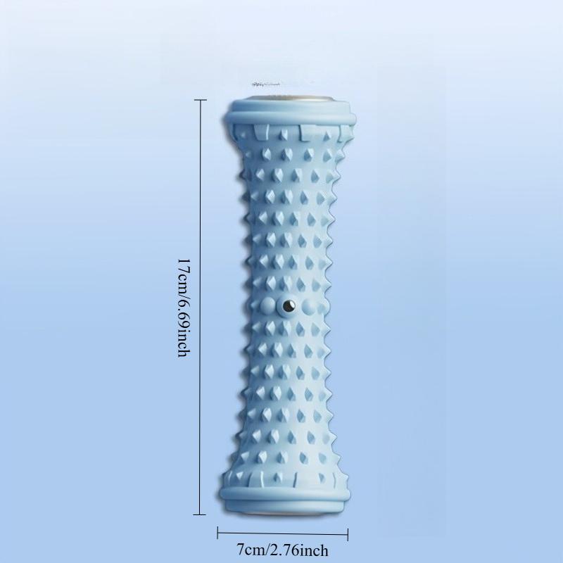 1 foot massage roller with speed control - deep tissue massage rough surface, suitable for yoga and fitness hobbies