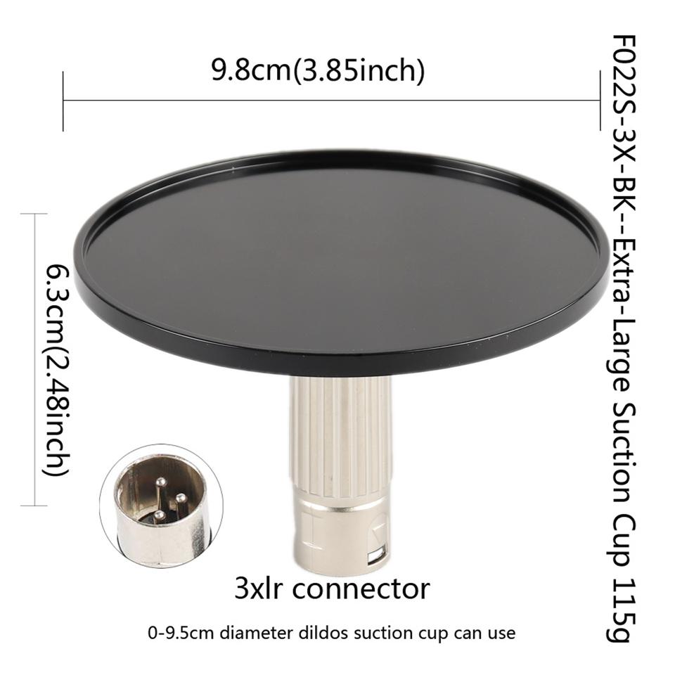 DTSUDU Sex Machine Accessory For Sex Machine, With 3XLR Connector, Toy Suction Cup, Adjustable Length Angle Accessory