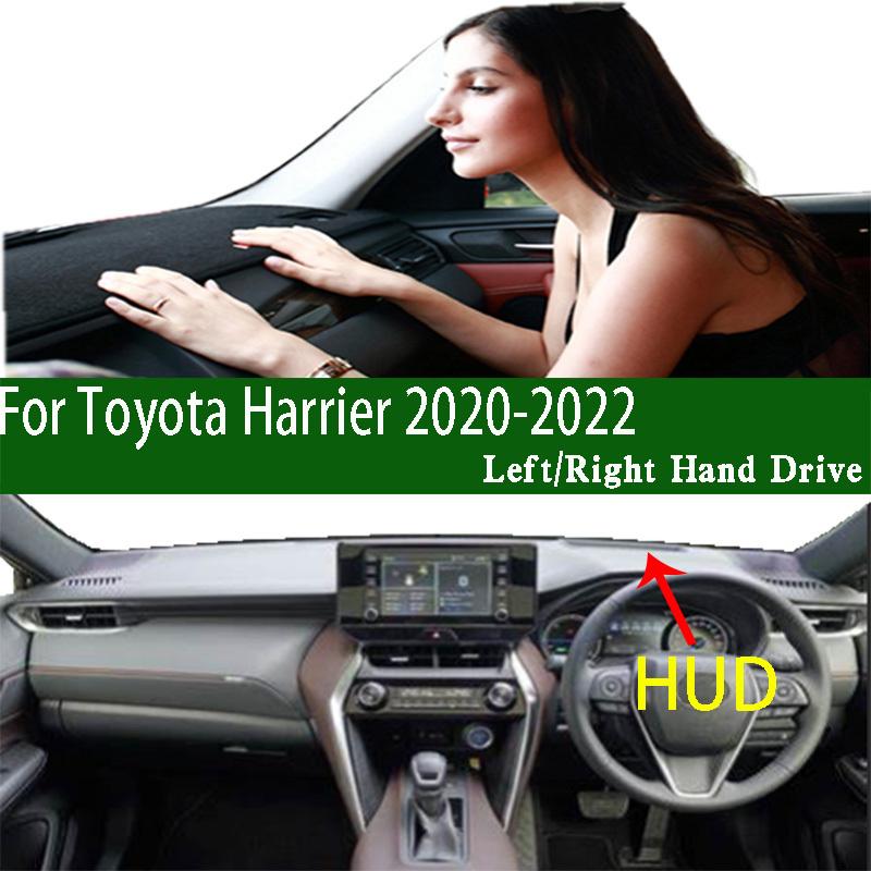 For Toyota Harrier XU80 Venza Rumor - Dashmat Dashboard Cover Trument Panel Sunscreen Pad Anti-Dirt Proof Ornaments