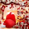 Large Santa Gift Bags For Elderly Christmas Drawstring Candy Bags Red Flannel Presents Packaging Sack Party Decoration Supplies
