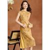 Meilannie Chinese Style Jacquard Cheongsam Dress