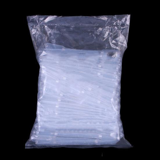 100Pcs Plastic Disposable 3ml Graduated Transfer Pipettes Eye Dropper Straw Set