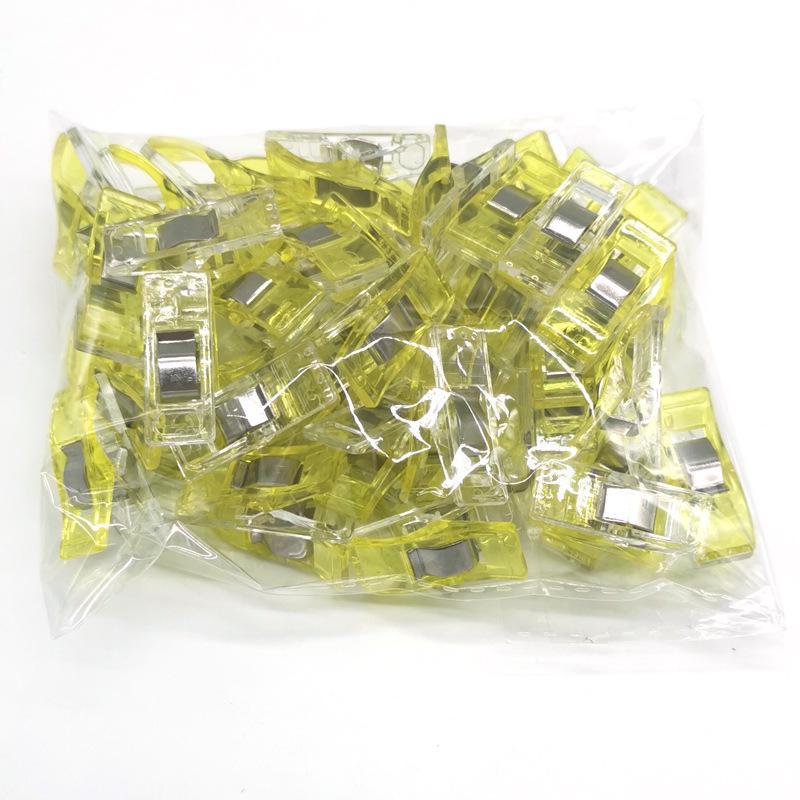 Colorful Plastic Sewing Clips for Cross-Border Japanese Hemming, Patchwork, and Fixing - AXE Clips