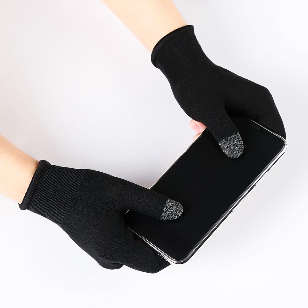 1 Pair Touch Screen Shoot Aim Finger Cot Gaming Finger Cover Anti-slip Thumb Sleeves Mobile Gaming for PUBG Mobile Mobile Gaming