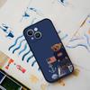 Cartoon Bear P-Polo-S Phone Case Phone Case That Fits IPhone 16, 15, 11, 13, 14 Pro Max, Plus, X, Xr, Xs Max, 12 Mini