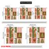 2pcs,2D plane printing Curtain Fabric Christmas Day Versatile Fabric (without rod) Outdoor Decorations Ldeal for Living Room,