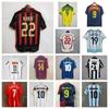 Retro Voetbalshirt Vintage Voetbalshirt AC Milan Arsenal Portugal Brazilië Kroatië Duitsland Santos Fan Kleding